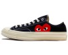 Converse Chuck 70 Low Comme Half Heart Black