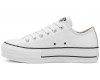 Converse Chuck Taylor All Star Lift кожаные белые