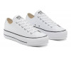 Converse Chuck Taylor All Star Lift кожаные белые