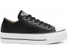 Converse Chuck Taylor All Star Lift кожаные черные